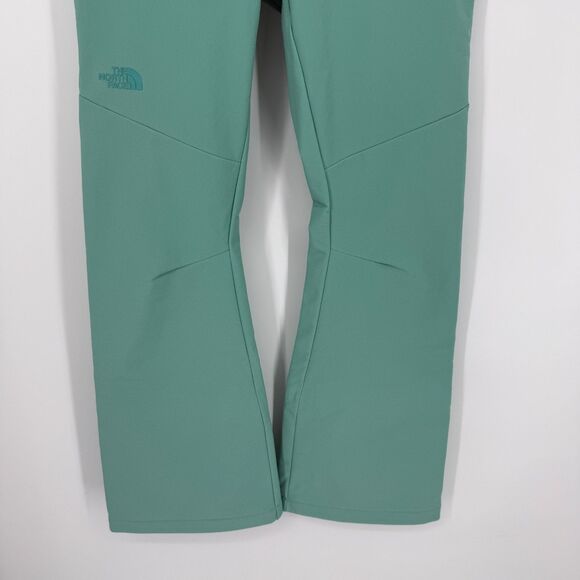 The North Face Women's Snoga Snowboard Ski Snow Pant Fitted Green Size 14 NWT - Picture 3 of 16